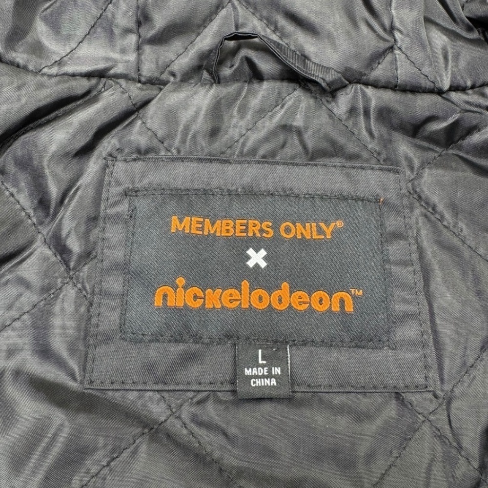 Members Only X Nickelodeon SpongeBob SquarePants Puffer All Over Print Jacket Co - Picture 8 of 14